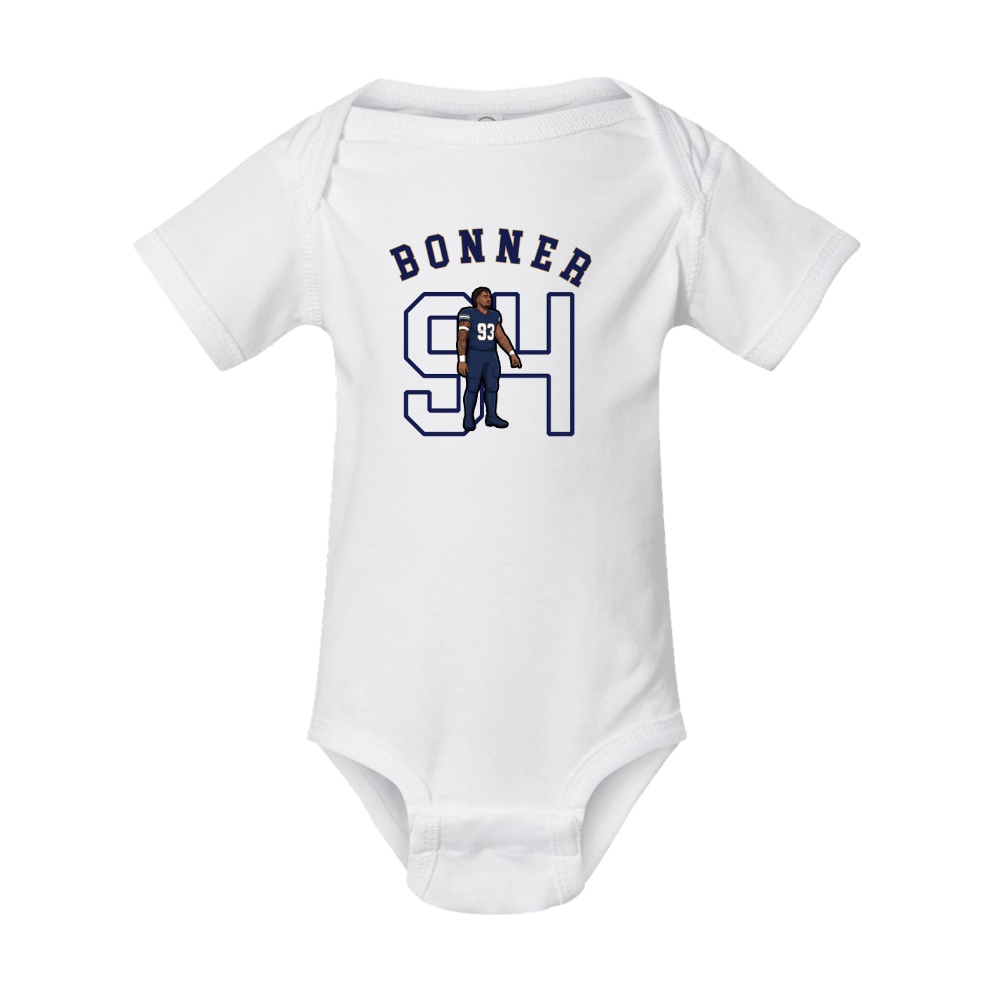 Baby Onesie — Shirsey Arch in White