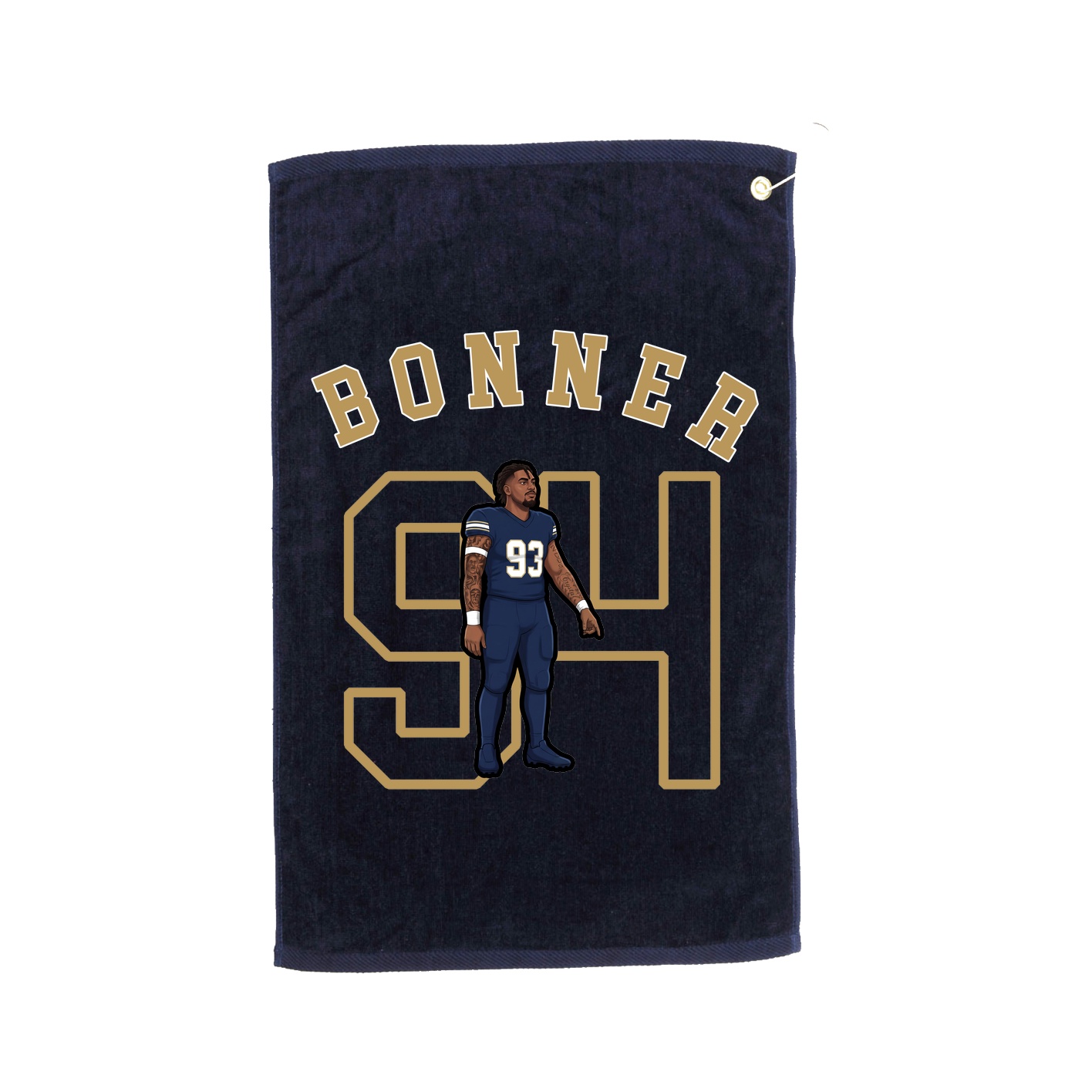 Golf Towel — Shirsey Arch in Navy