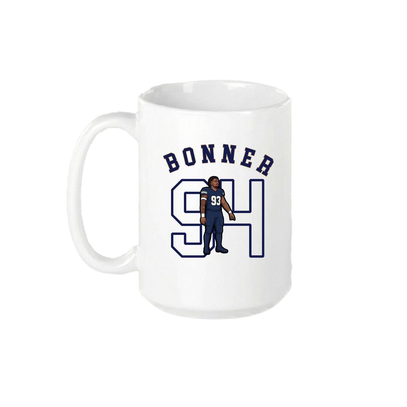 15oz Coffee Mug — Shirsey Arch in White