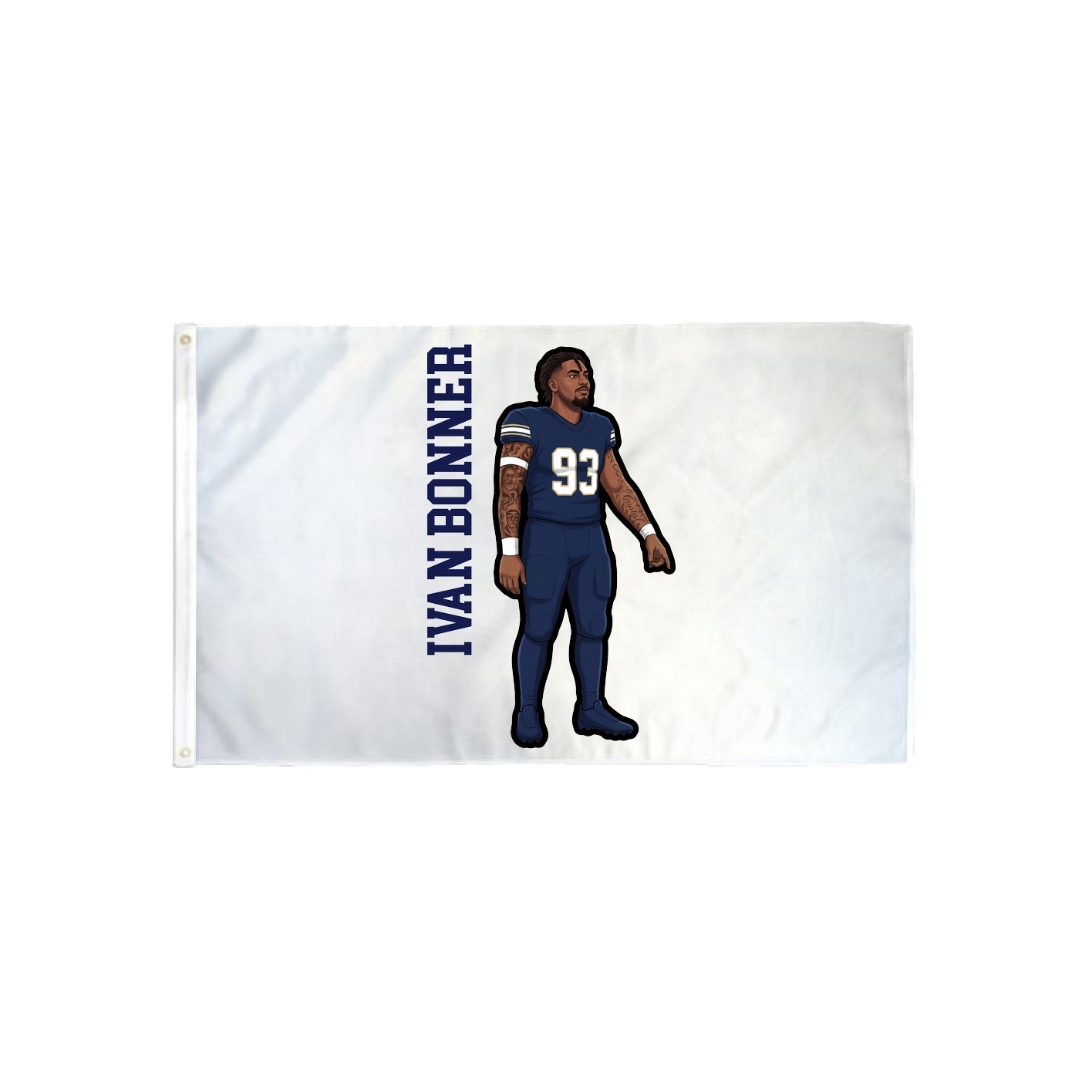 3x5 Flag — Name Vertical in Classic