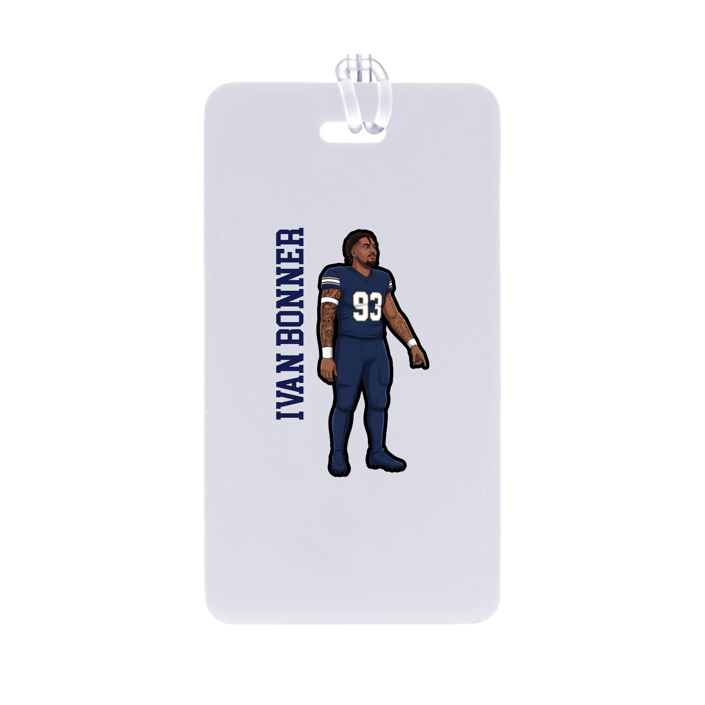 Bag Tag — Name Vertical in Classic