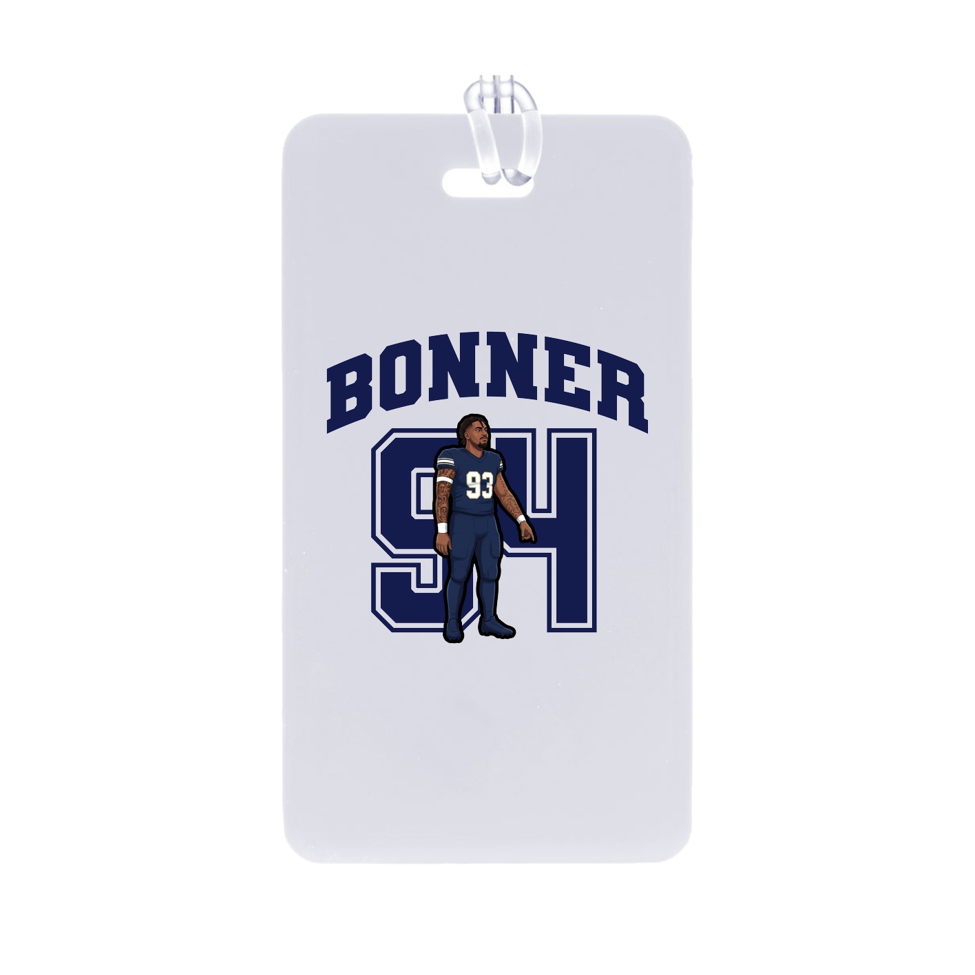 Bag Tag — Number in Classic