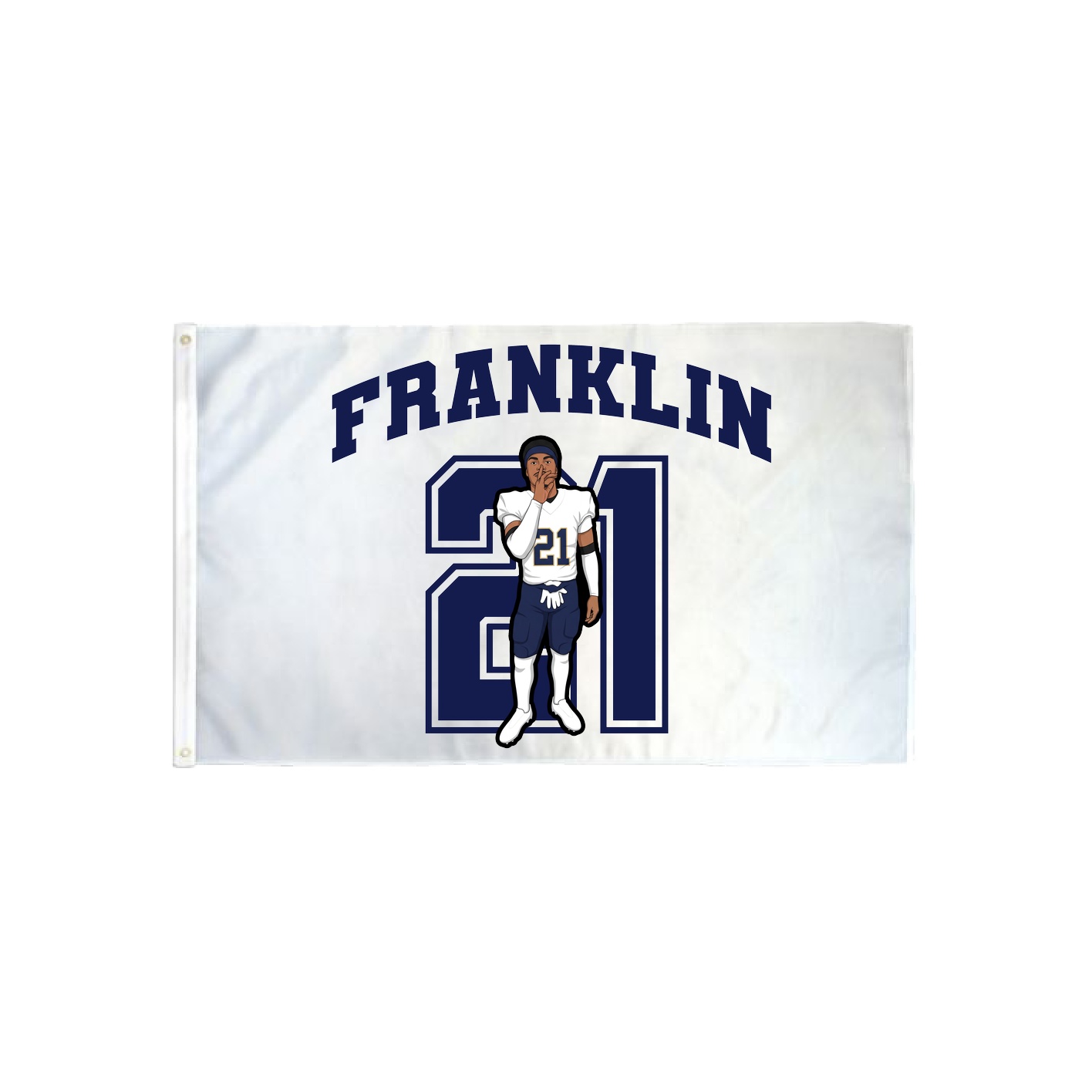 3x5 Flag — Number in Classic