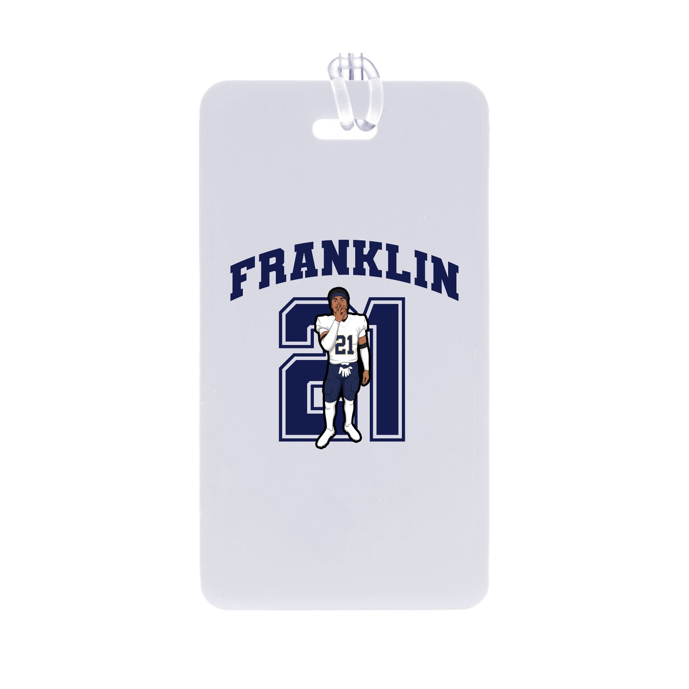 Bag Tag — Number in Classic