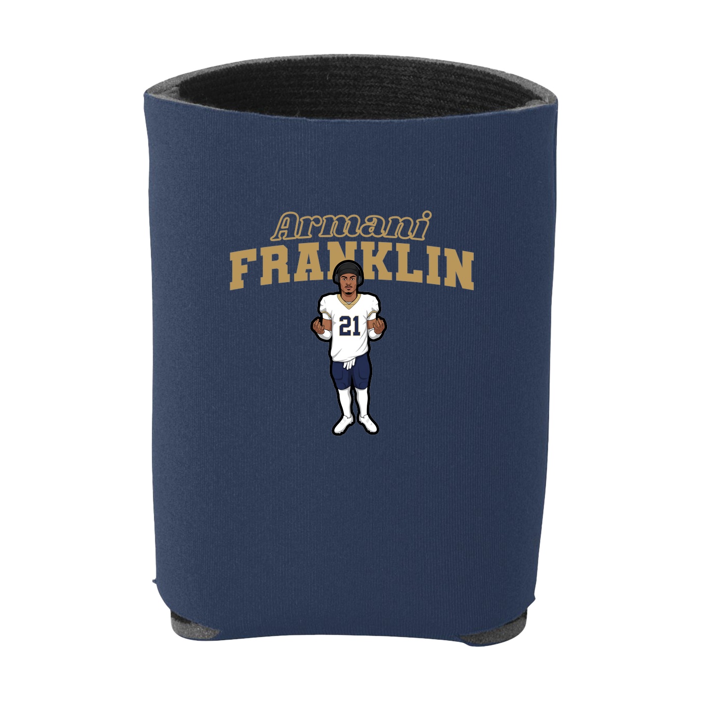 Can Holder — Name Arch in Navy