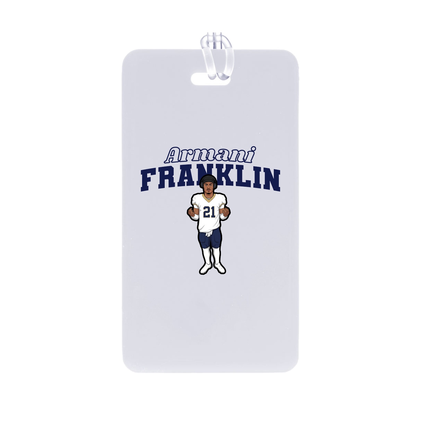 Bag Tag — Name Arch in Classic