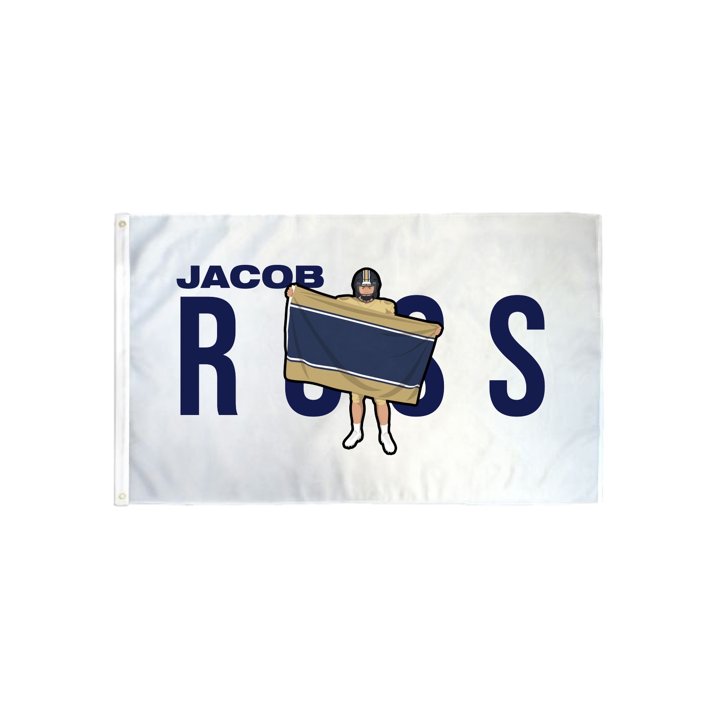 3x5 Flag — Player Name in Classic