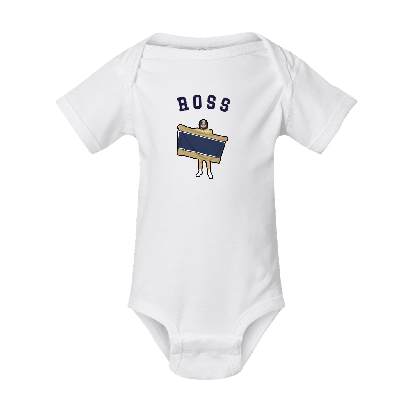 Baby Onesie — Shirsey Arch in White