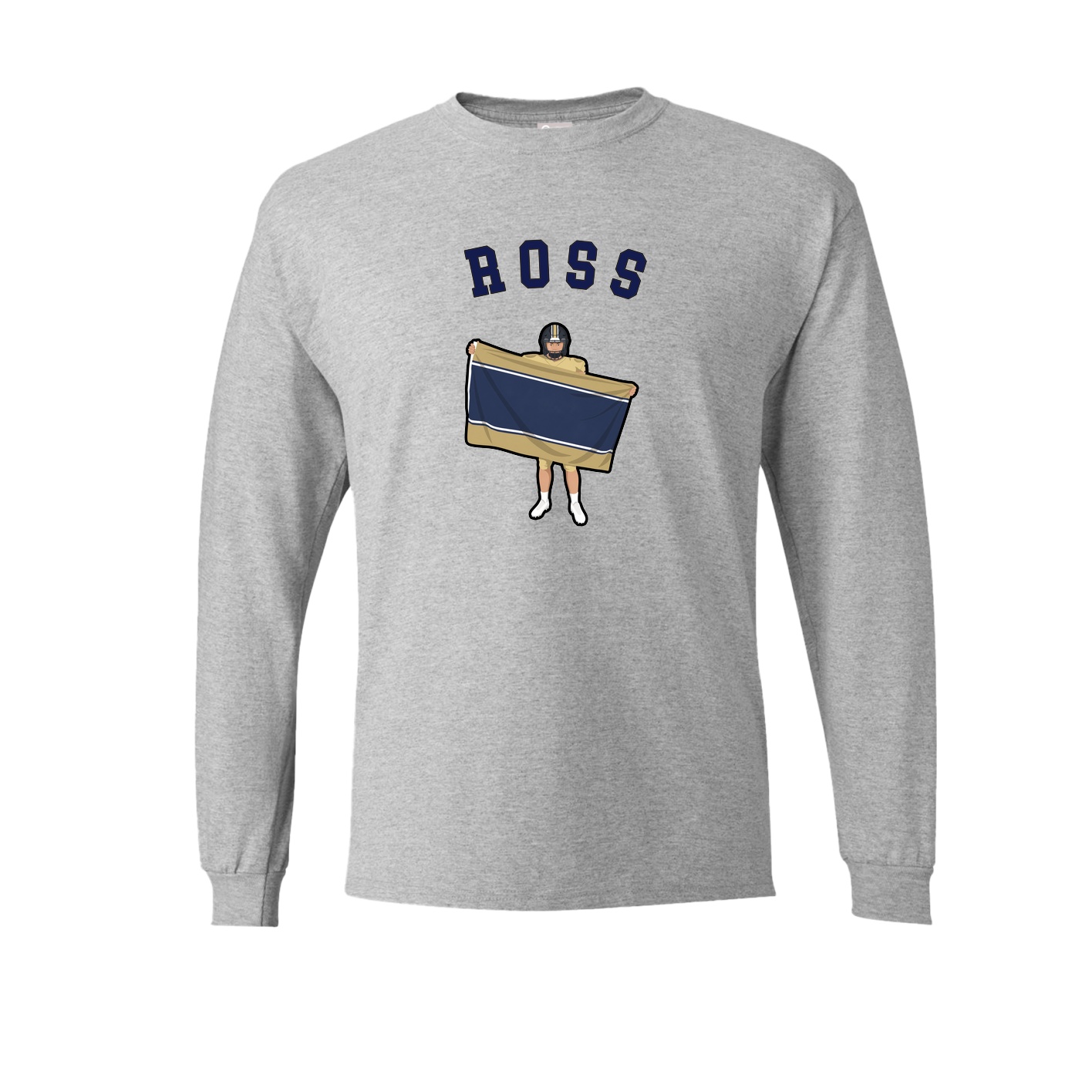 Long Sleeve Tee — Shirsey Arch in Grey