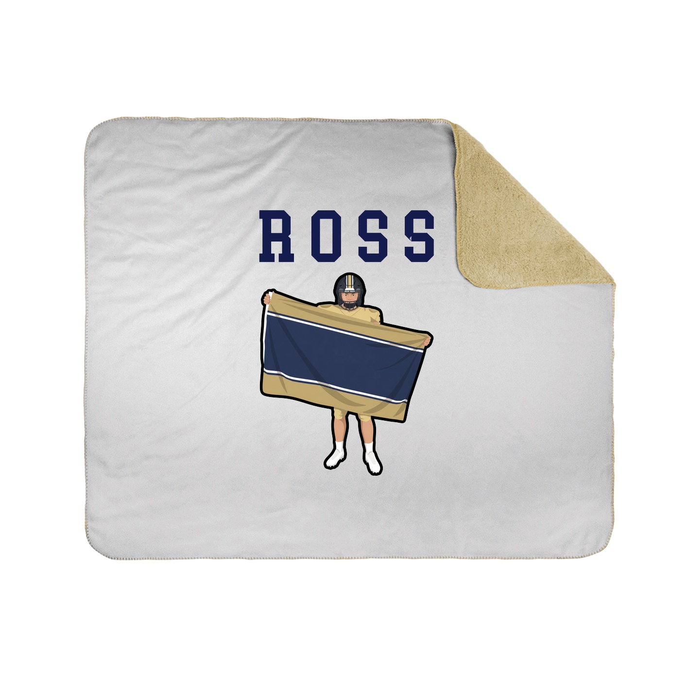 Throw Blanket — Shirsey in White