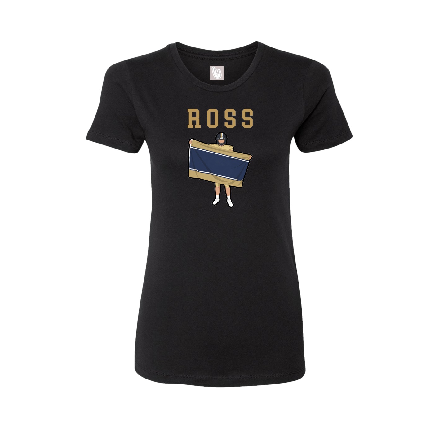 Fitted Women's Tee — Shirsey in Black