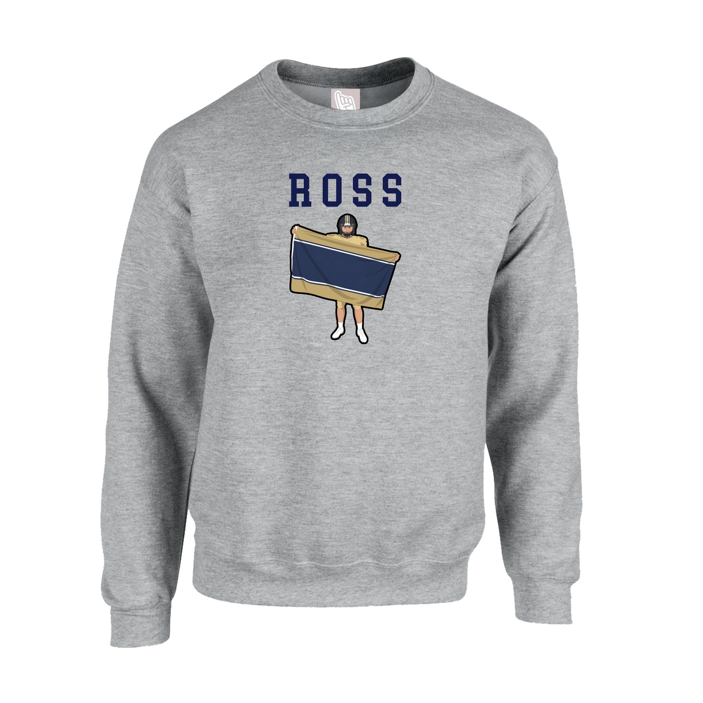 Fleece Crew — Shirsey in Grey