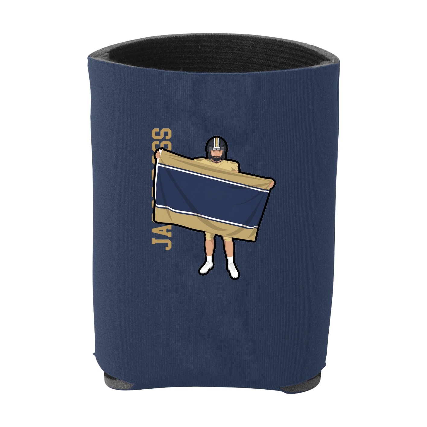 Can Holder — Name Vertical in Navy