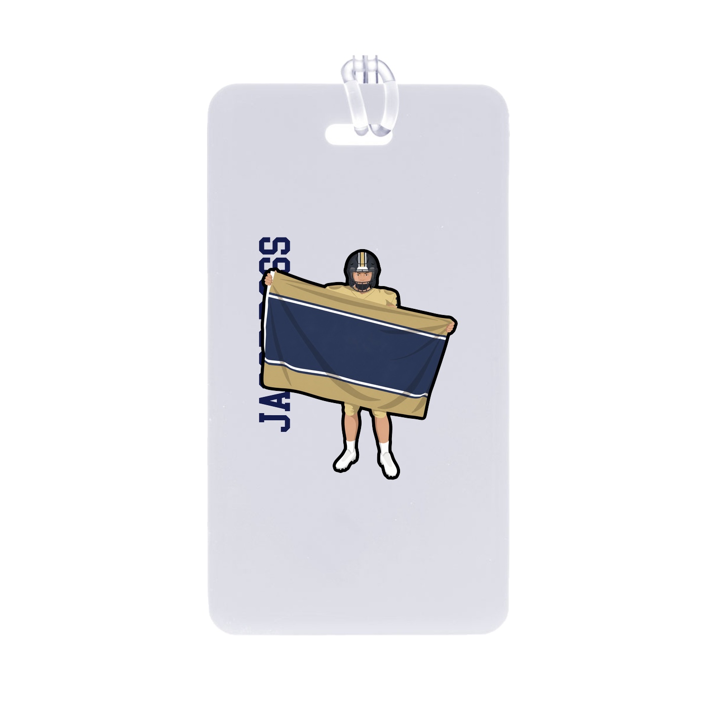 Bag Tag — Name Vertical in Classic