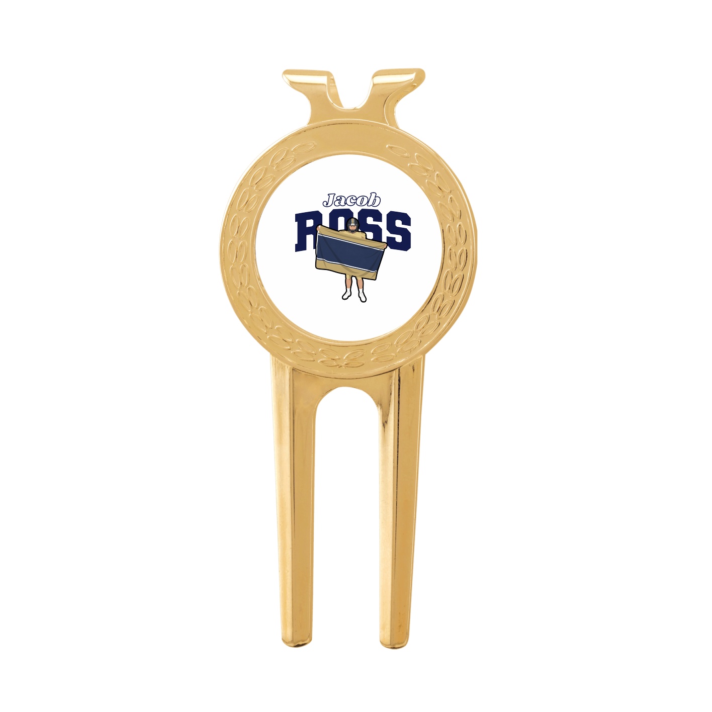 Divot Tool with Ball Marker — Name Arch in Classic