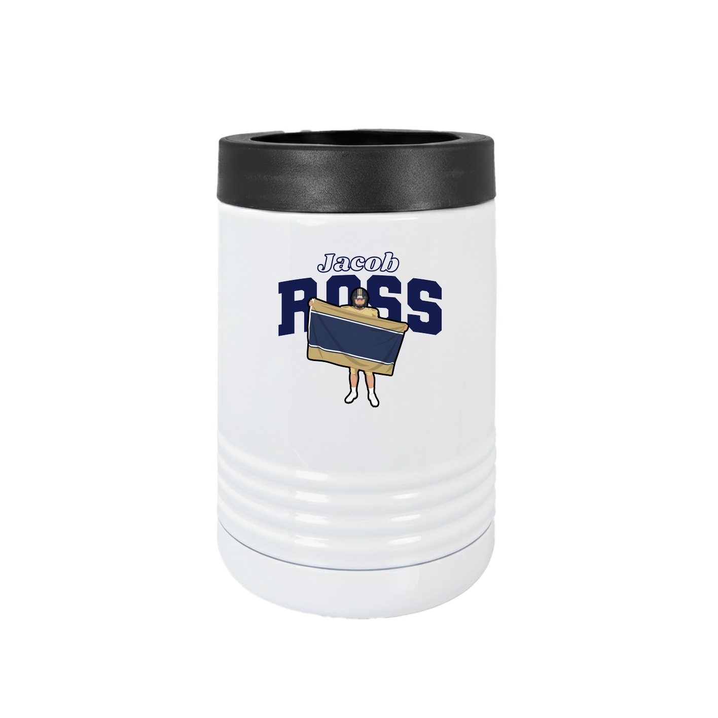 Beverage Holder — Name Arch in White