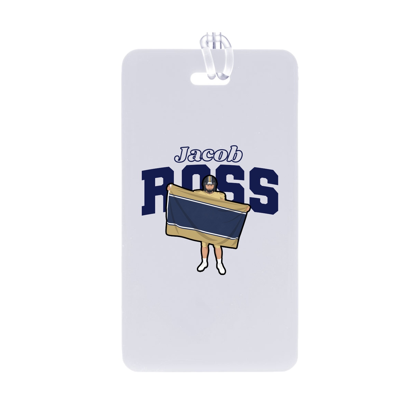 Bag Tag — Name Arch in Classic