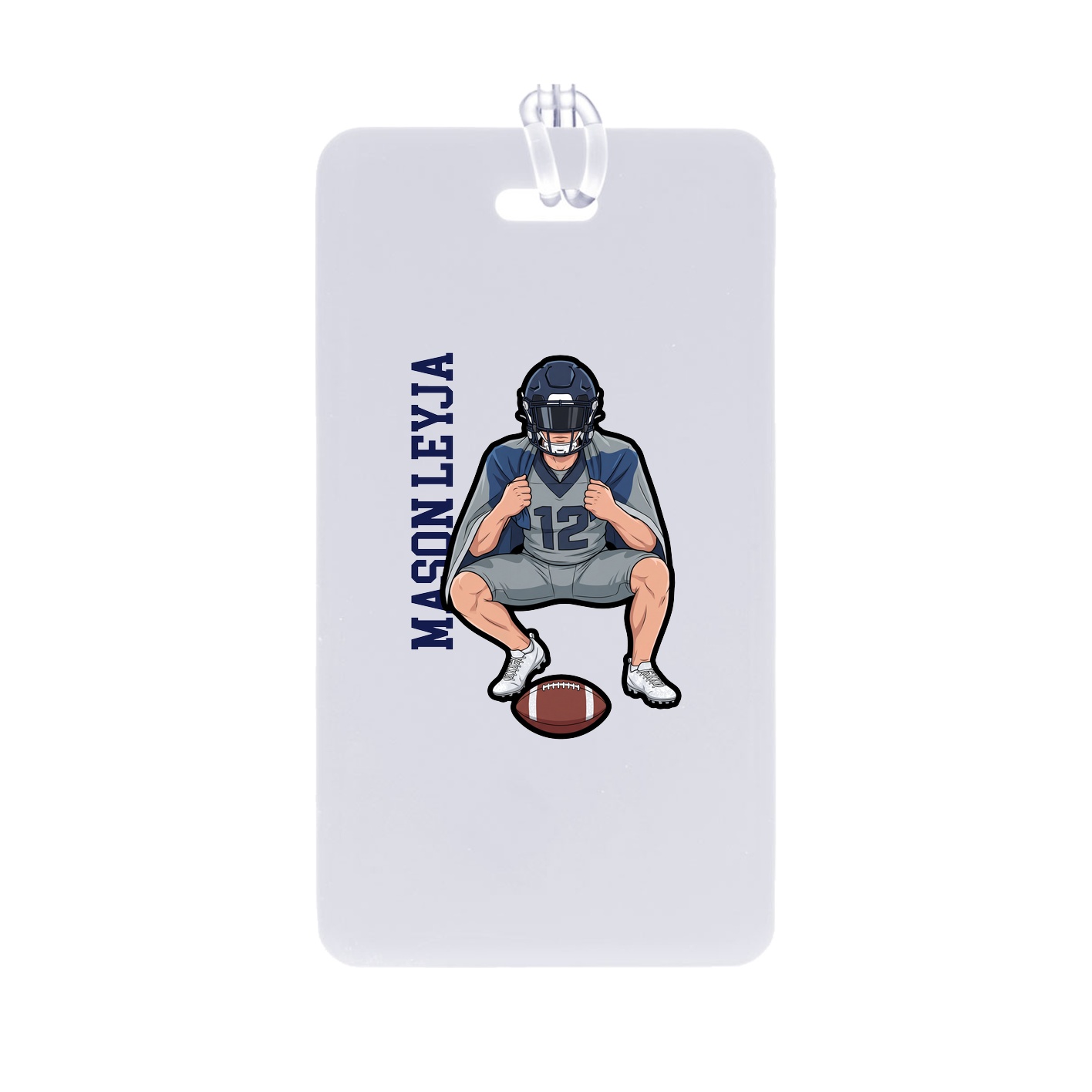 Bag Tag — Name Vertical in Classic