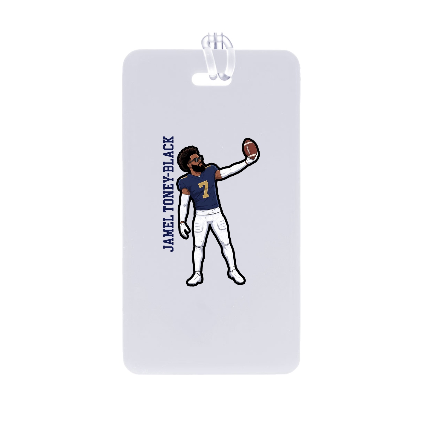 Bag Tag — Name Vertical in Classic