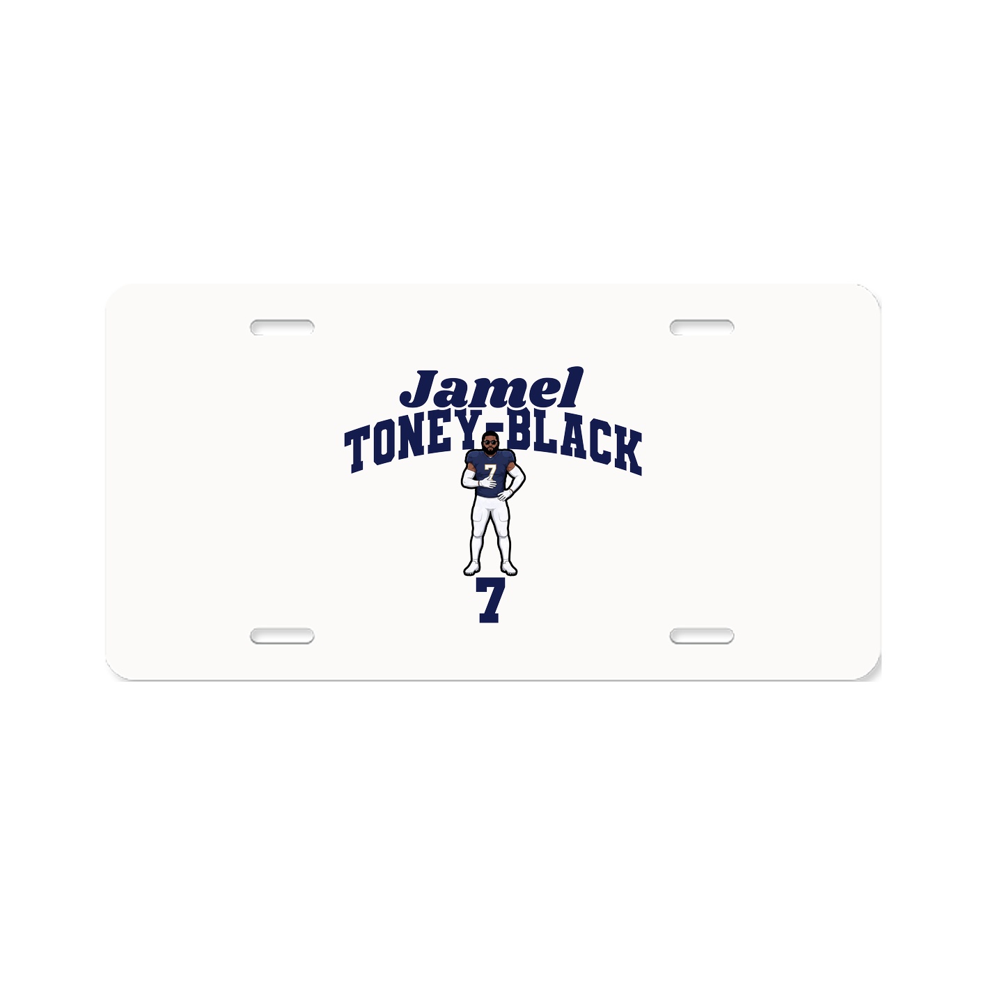 License Plate — Signature Arch in Classic