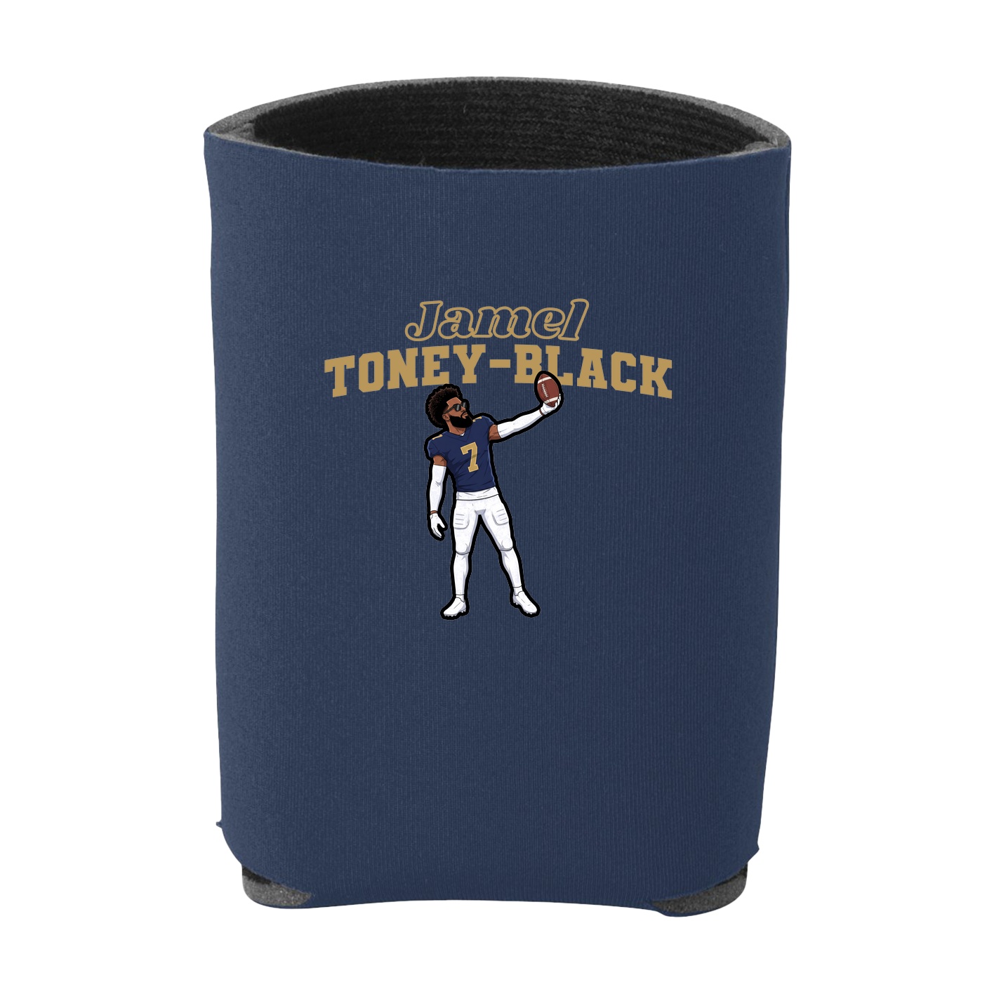 Can Holder — Name Arch in Navy