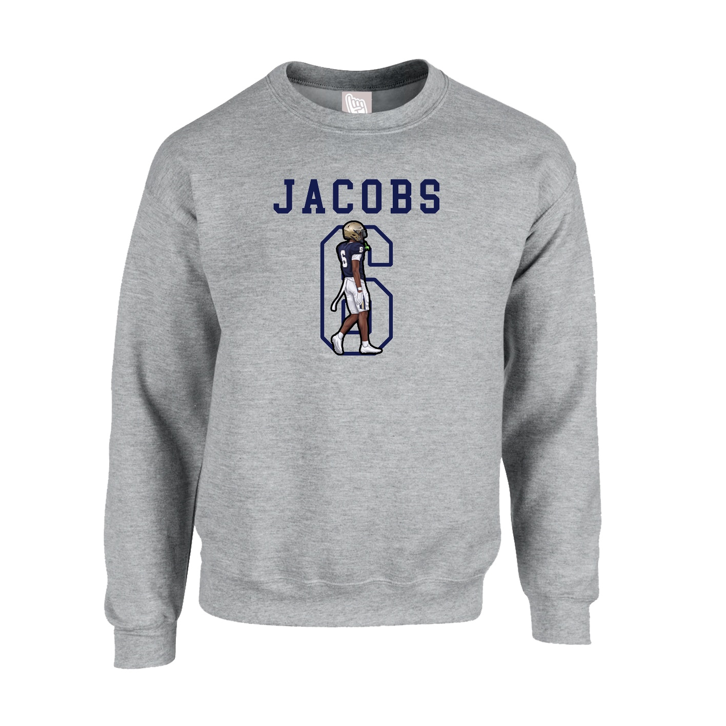 Fleece Crew — Shirsey in Grey