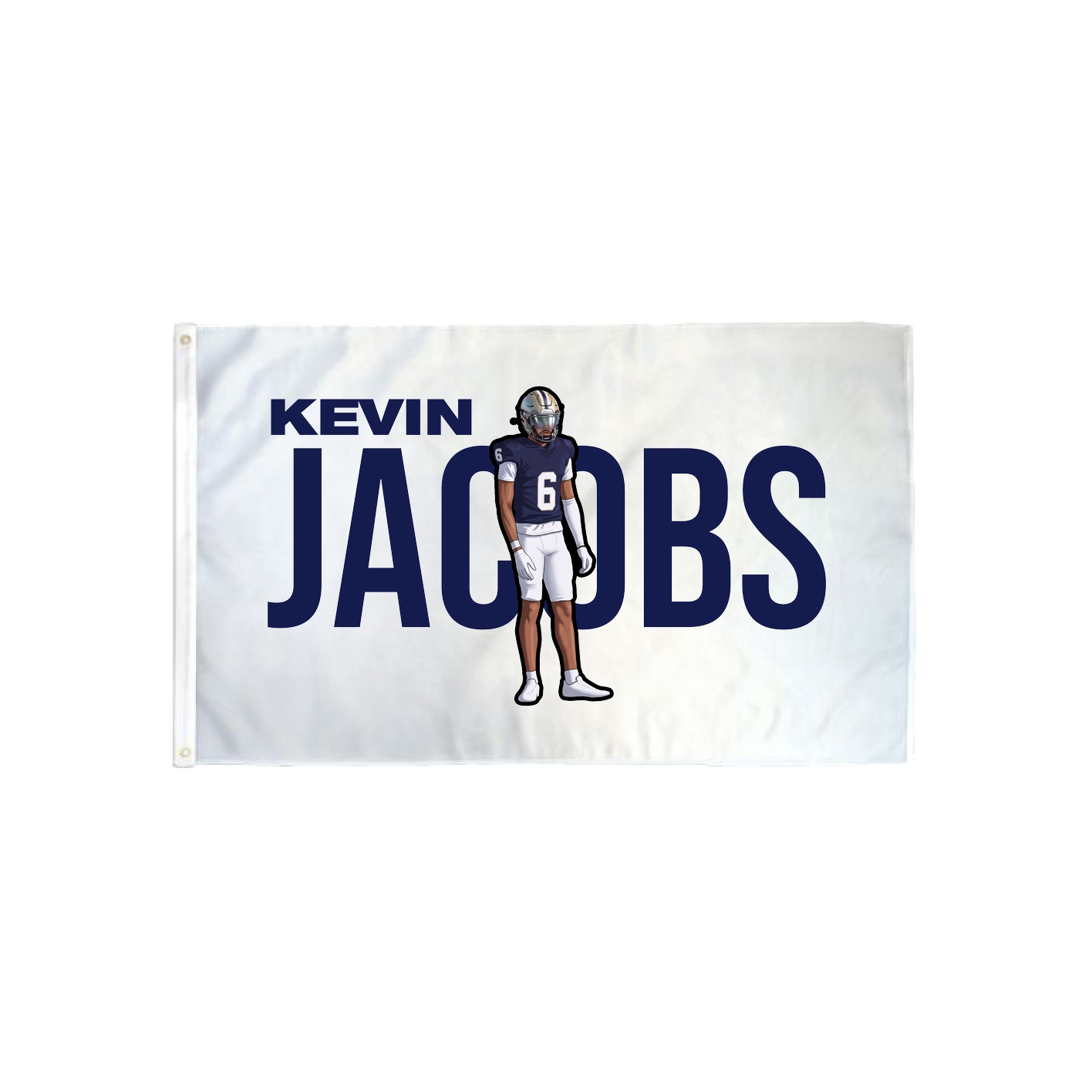 3x5 Flag — Player Name in Classic