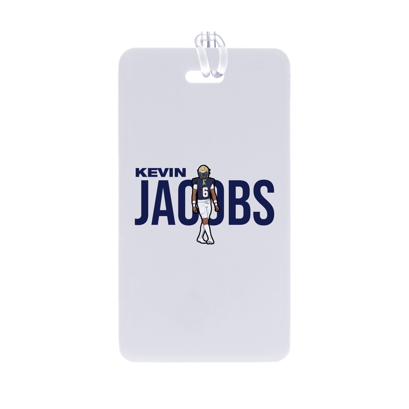 Bag Tag — Player Name in Classic