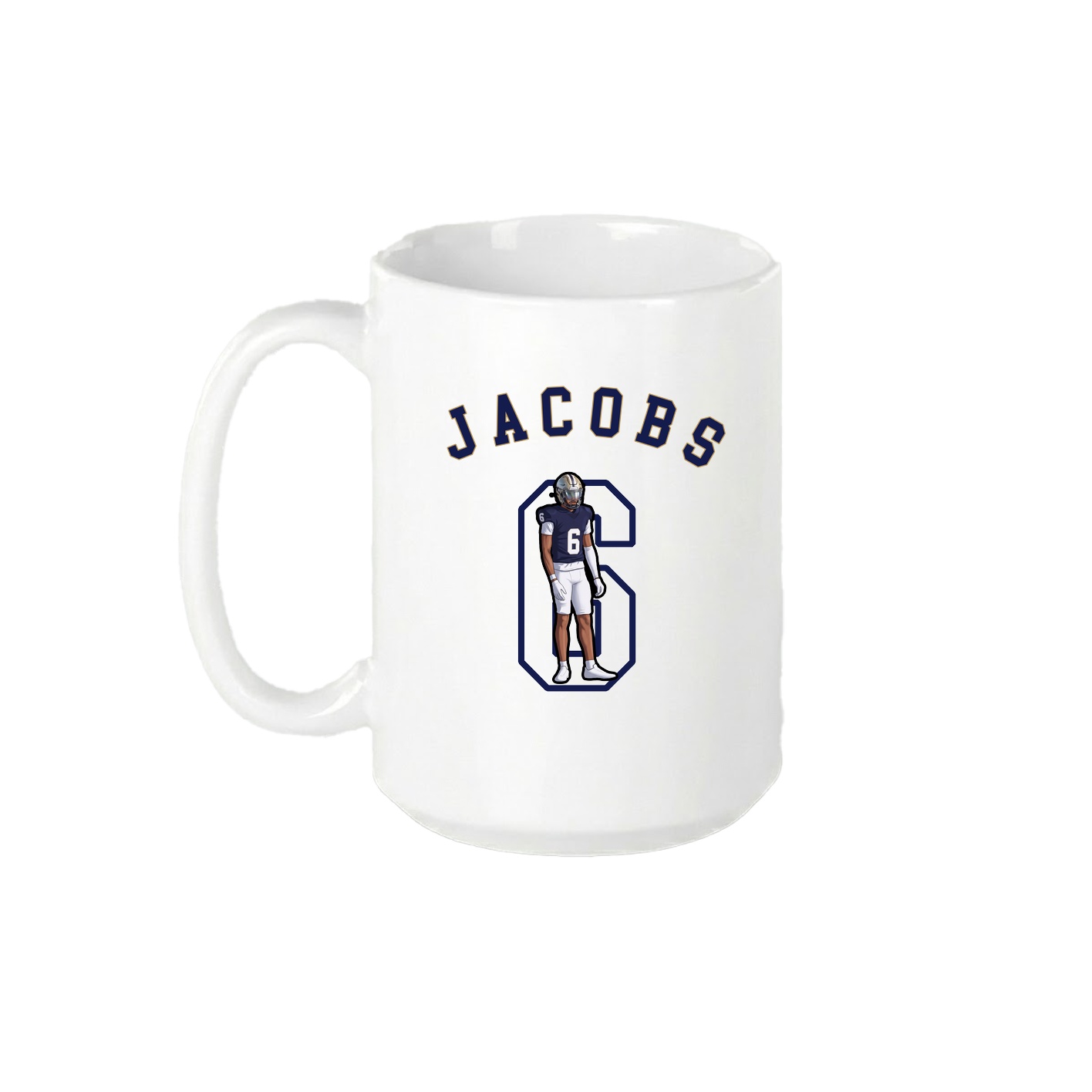 15oz Coffee Mug — Shirsey Arch in White