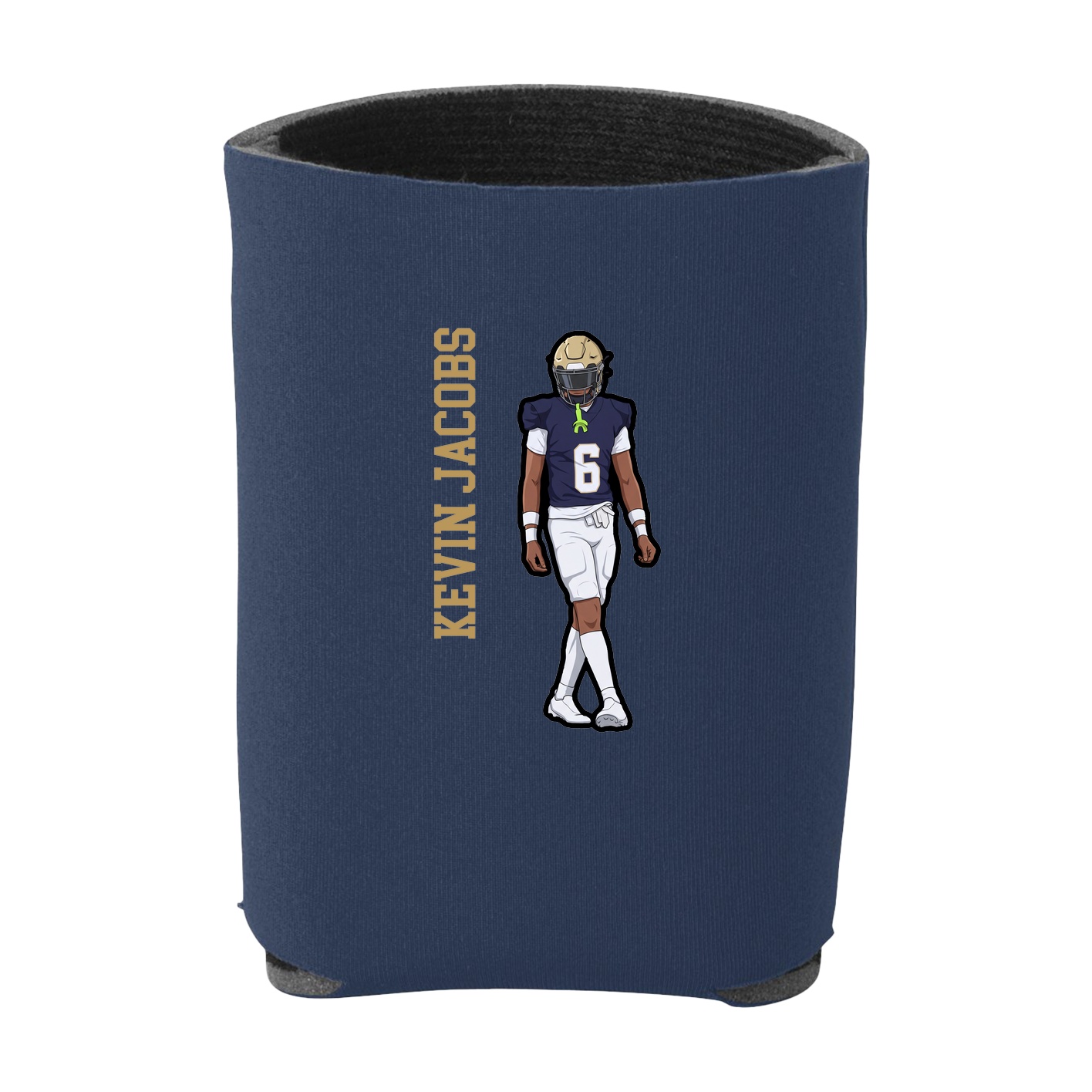 Can Holder — Name Vertical in Navy
