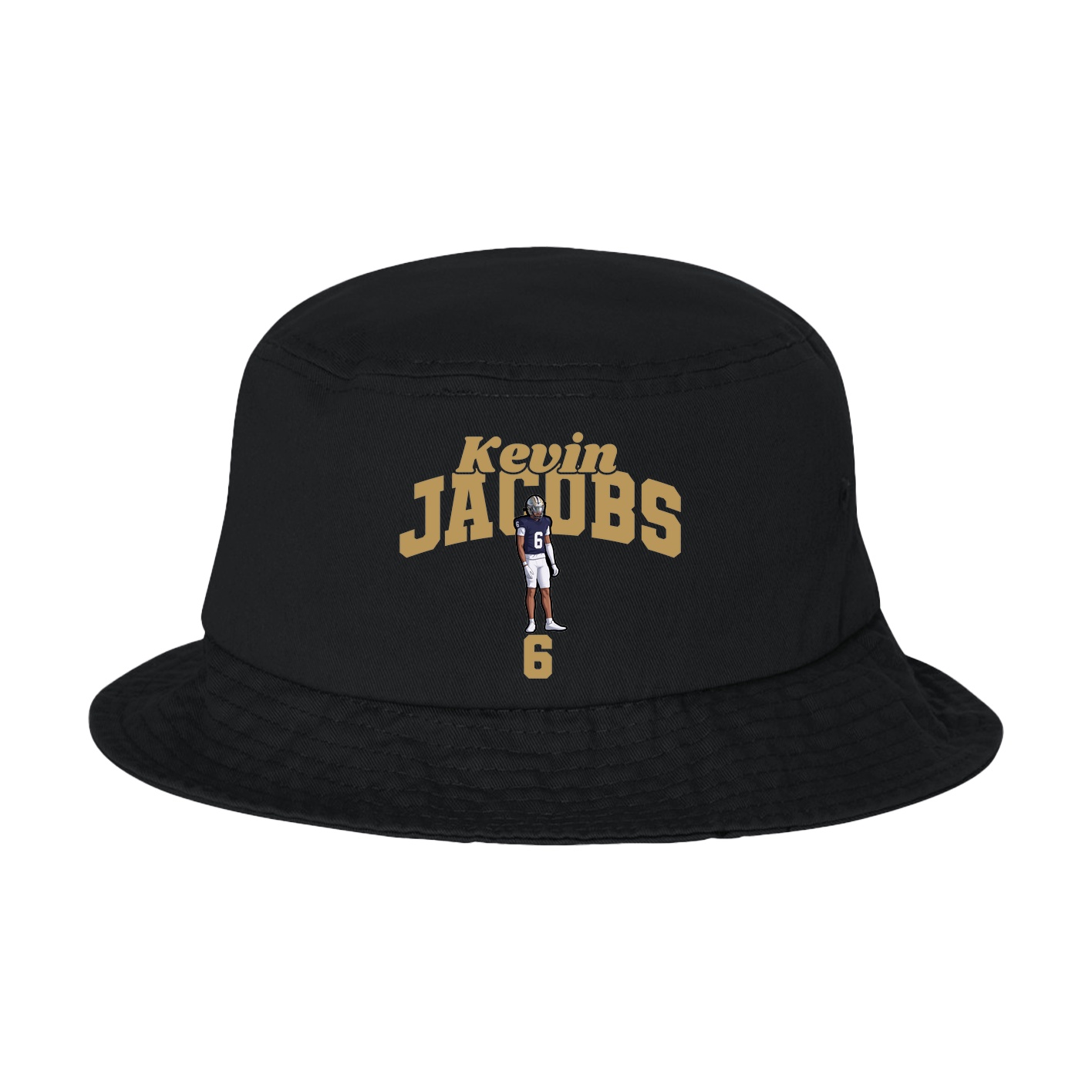 Bucket Cap — Signature Arch in Black