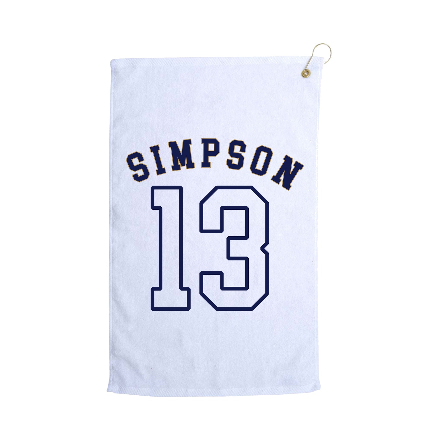 Golf Towel — Shirsey Arch in White