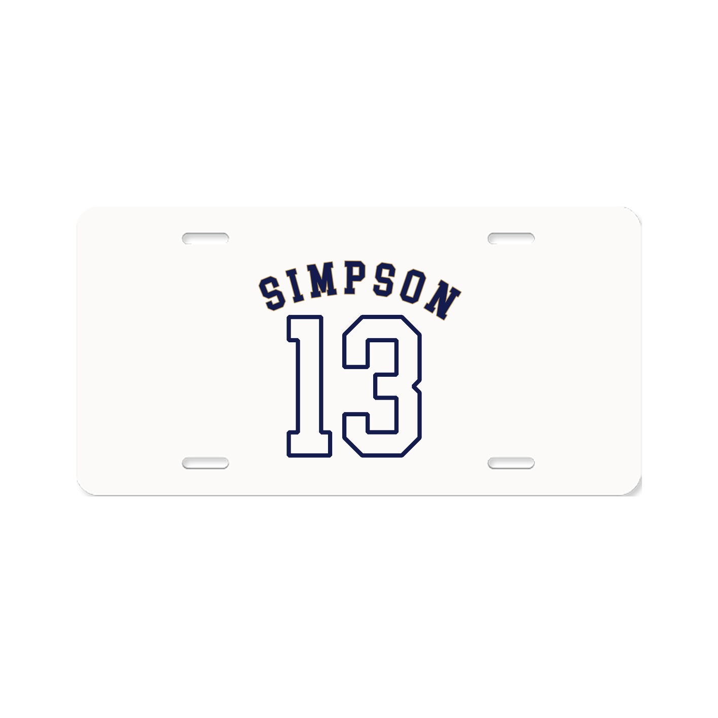 License Plate — Shirsey Arch in Classic