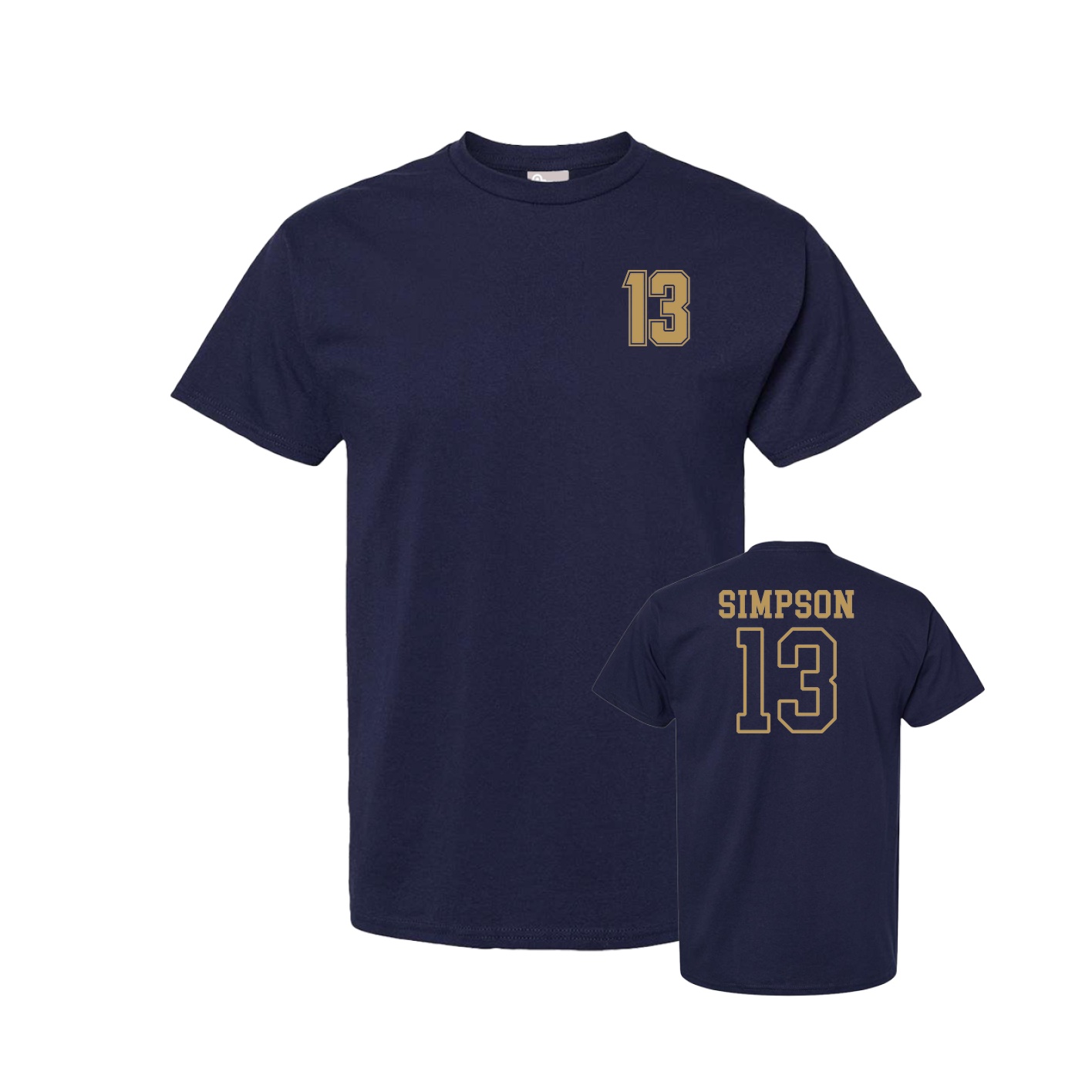 Tee — Chest Back in Navy