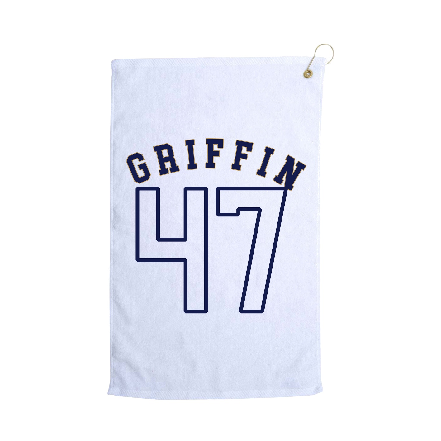 Golf Towel — Shirsey Arch in White