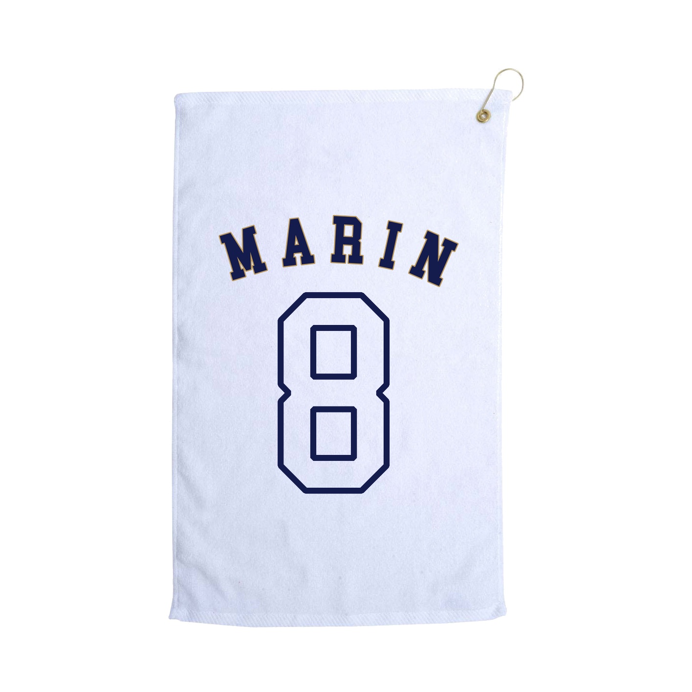 Golf Towel — Shirsey Arch in White