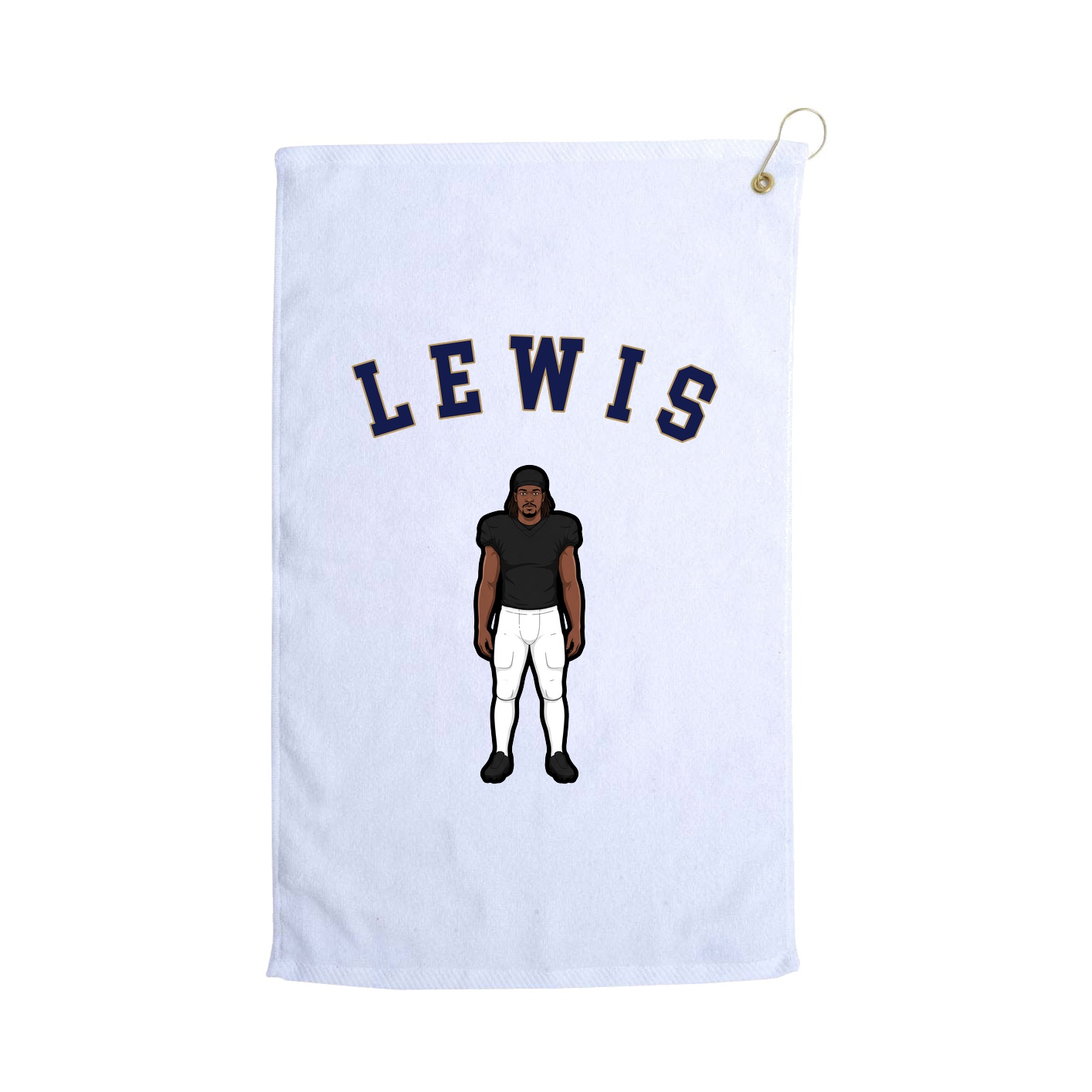 Golf Towel — Shirsey Arch in White