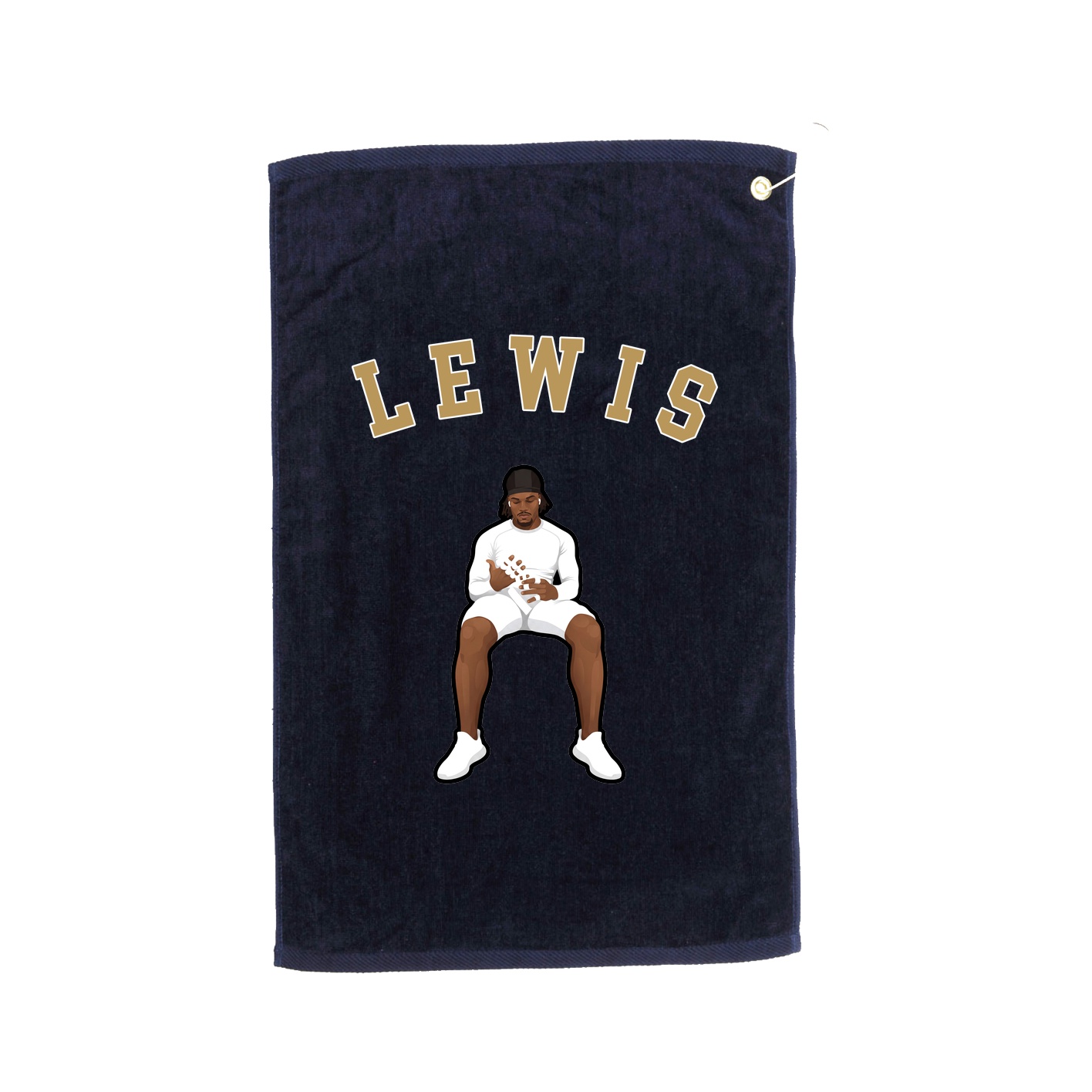 Golf Towel — Shirsey Arch in Navy