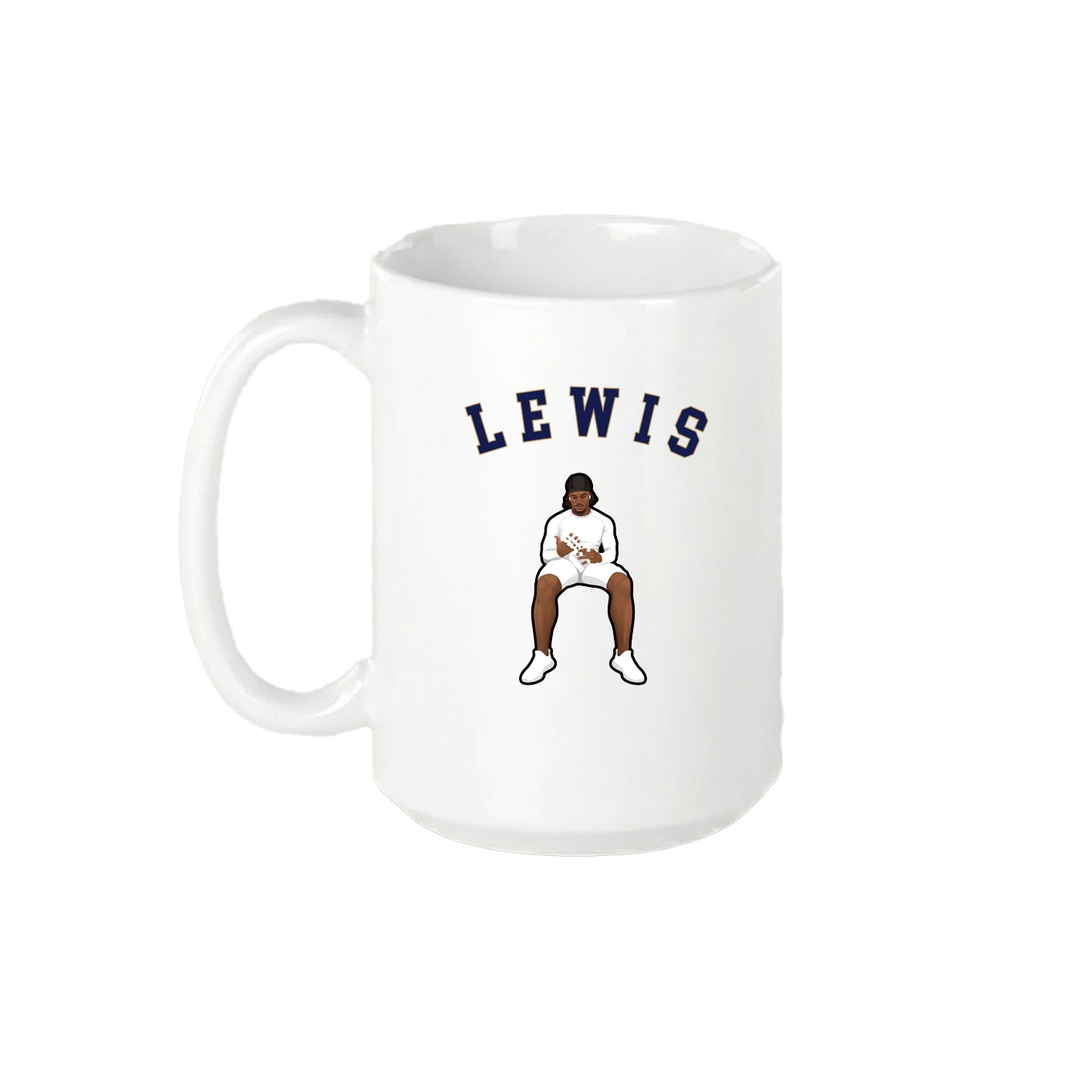 15oz Coffee Mug — Shirsey Arch in White