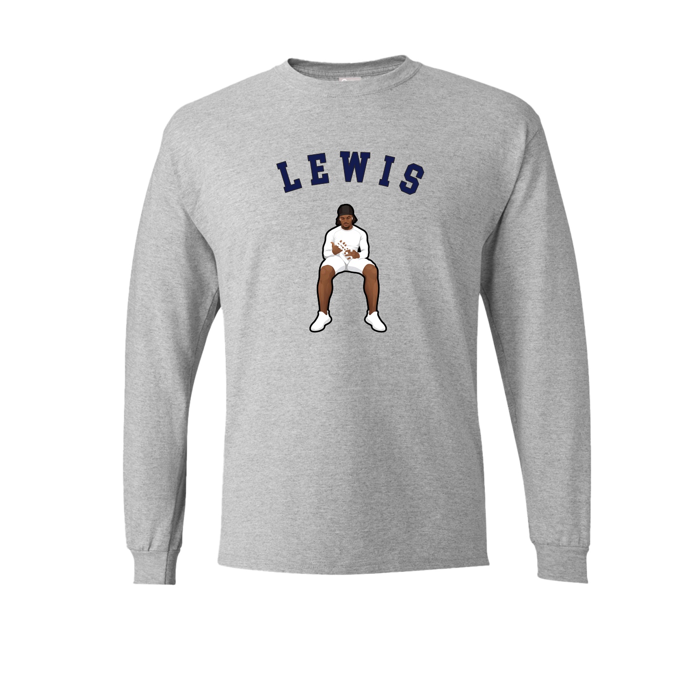 Long Sleeve Tee — Shirsey Arch in Grey