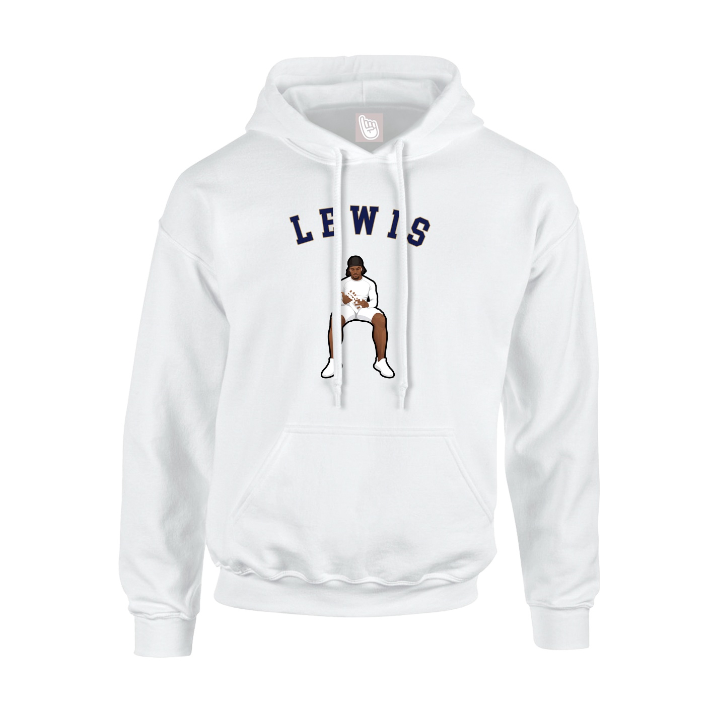 Youth Hoodie — Shirsey Arch in White