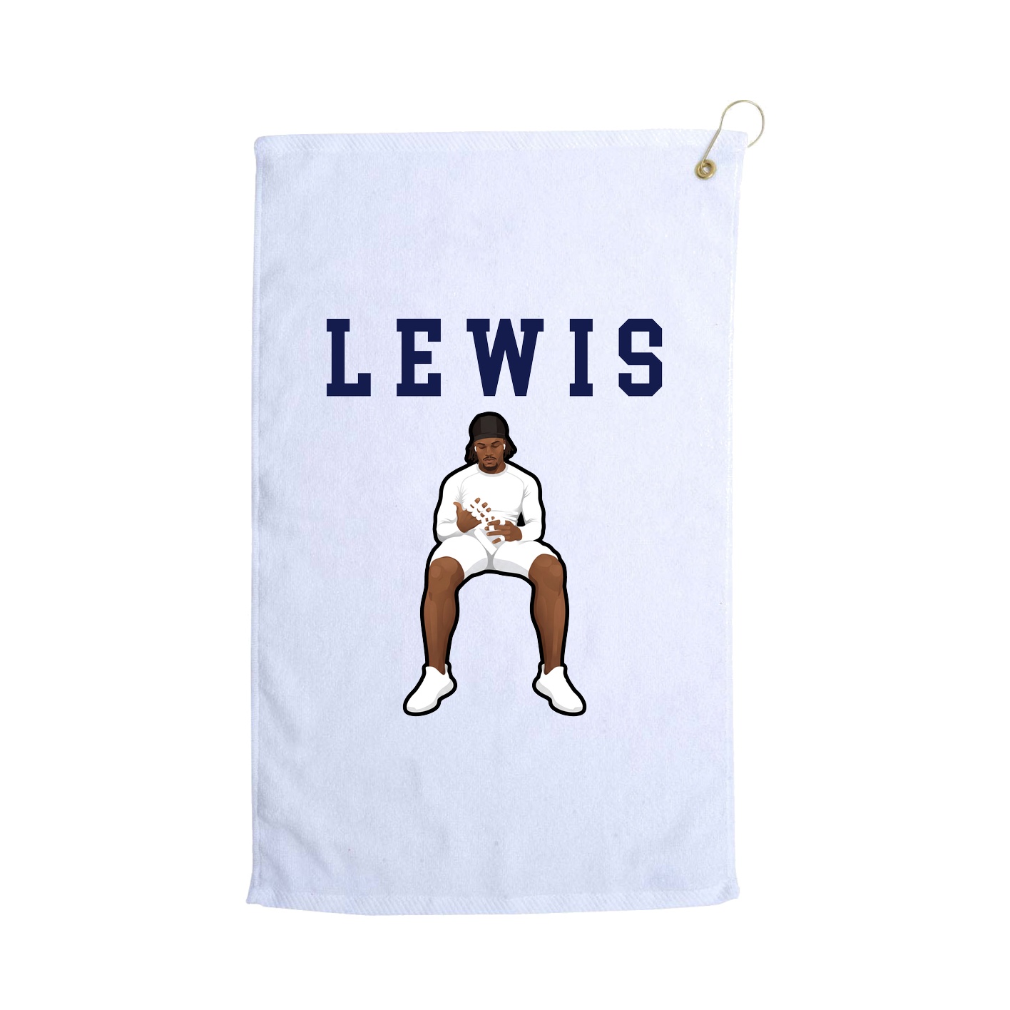 Golf Towel — Shirsey in White