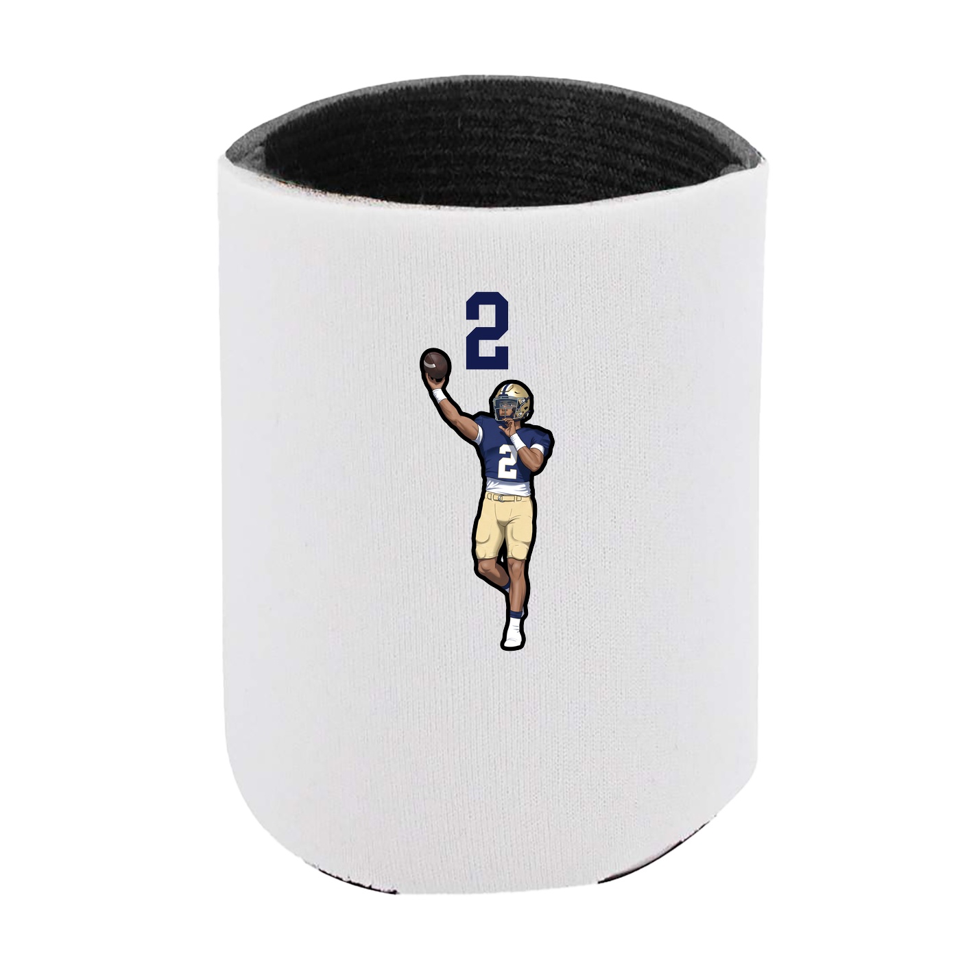 Can Holder — Number Top in White