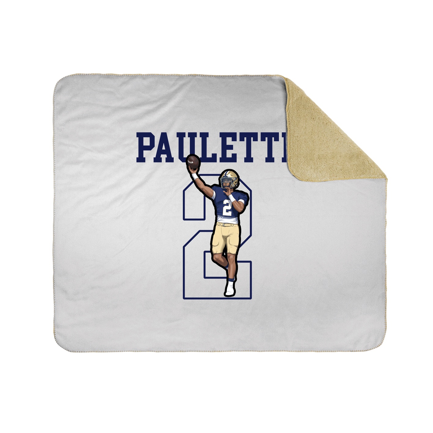 50x60 Sherpa Lined Throw Blanket