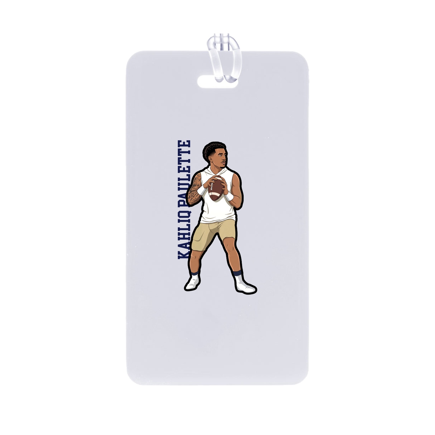 Bag Tag — Name Vertical in Classic