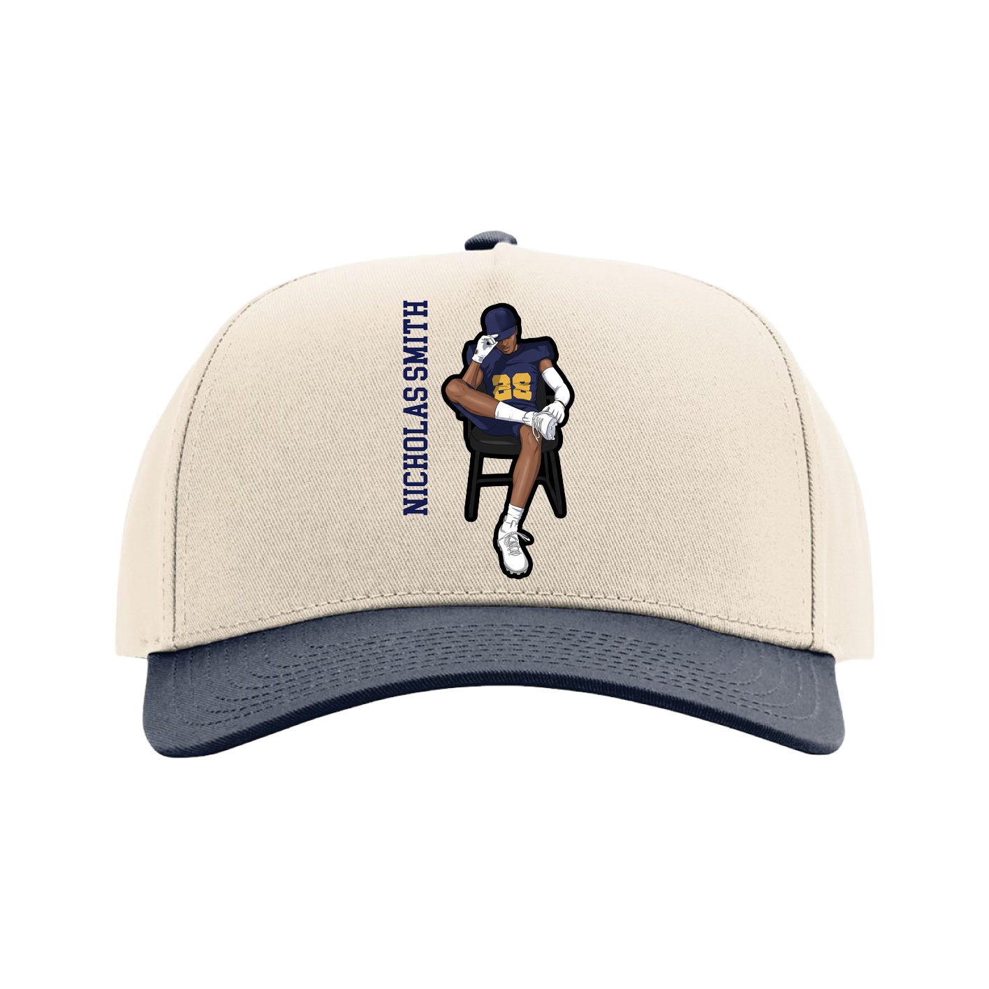 Full Fabric Five-Panel Champ Cap