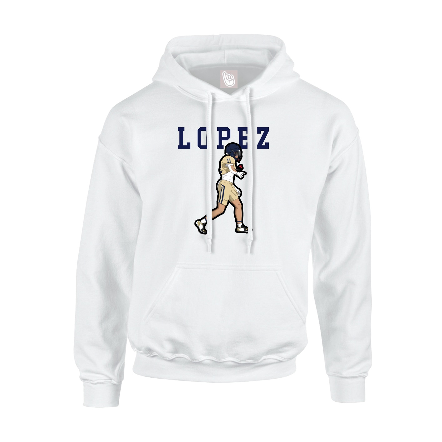 Hoodie — Shirsey in White