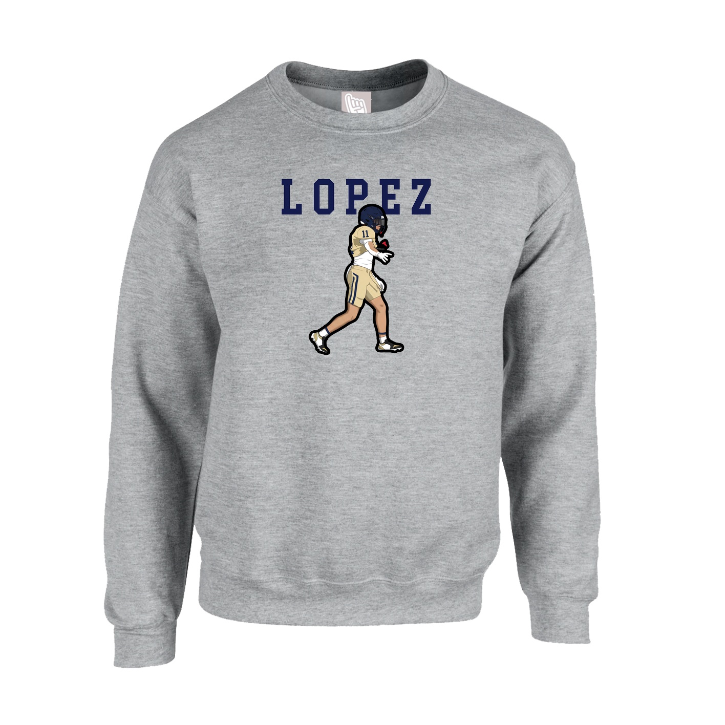 Fleece Crew — Shirsey in Grey