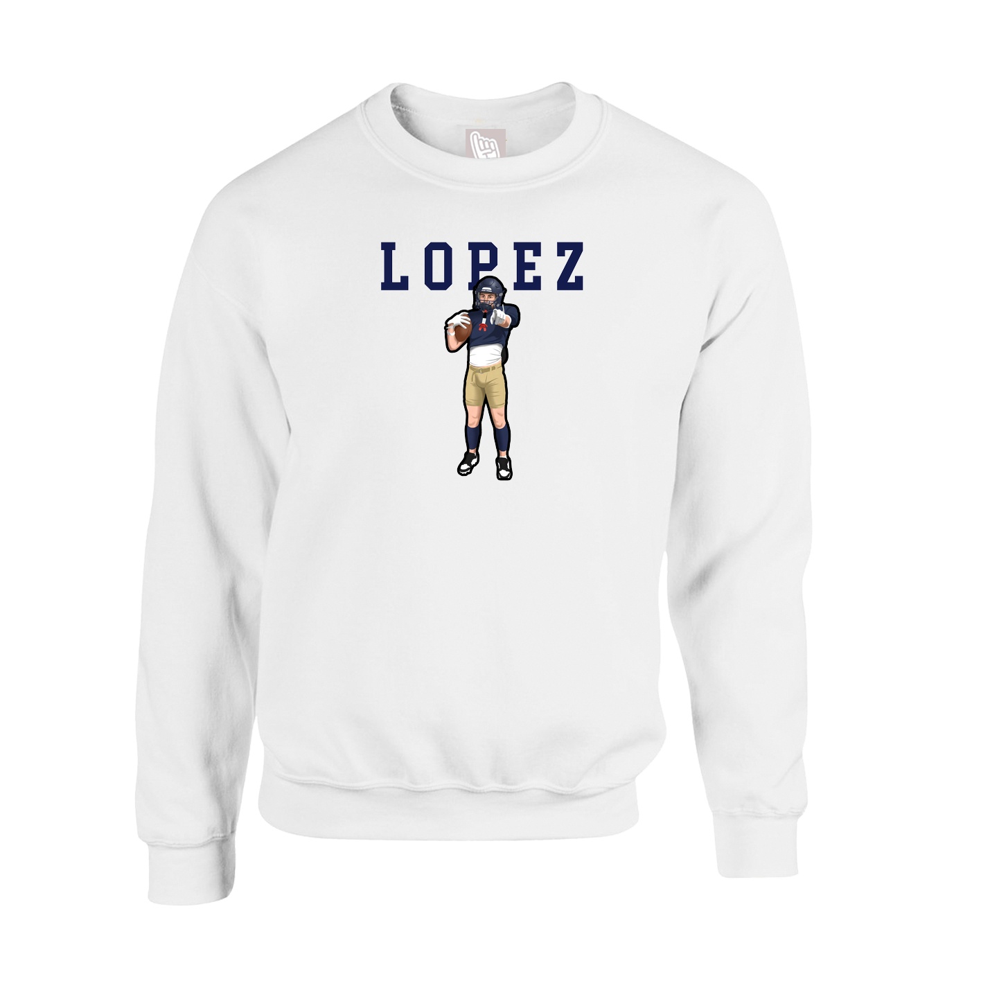 Fleece Crew — Shirsey in White