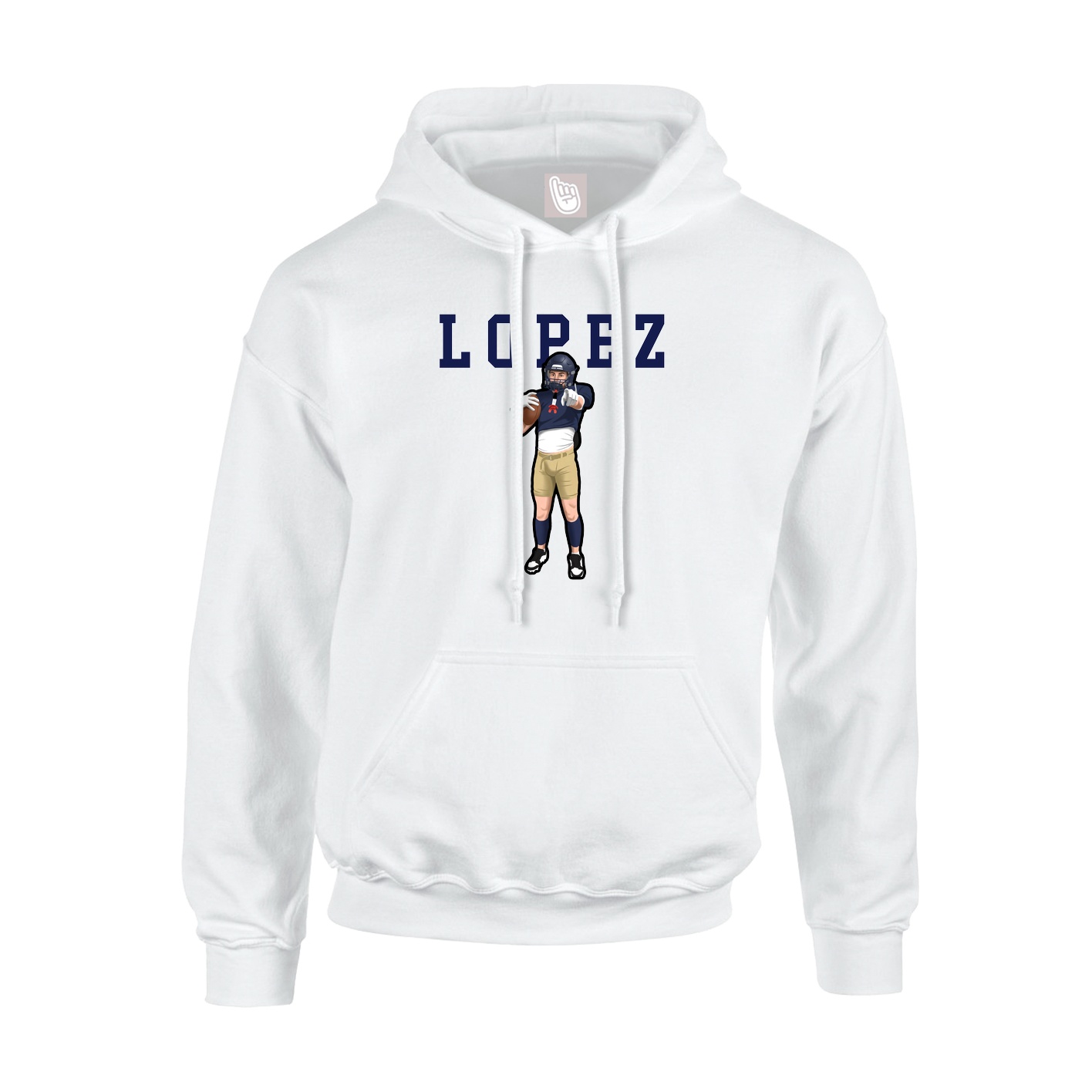 Youth Hoodie — Shirsey in White